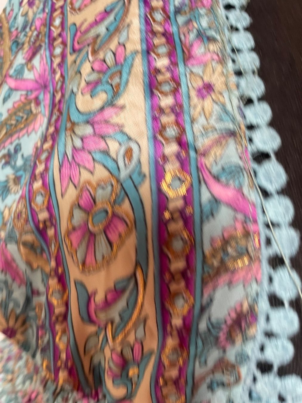 Gonne: Boho Maxihosenrock und Bluse aus Seide – Nuovo (secondo la descrizione) da Sigriswil venduto da ck56 6