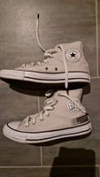 converse gris clair Taille 38,5 peu portée