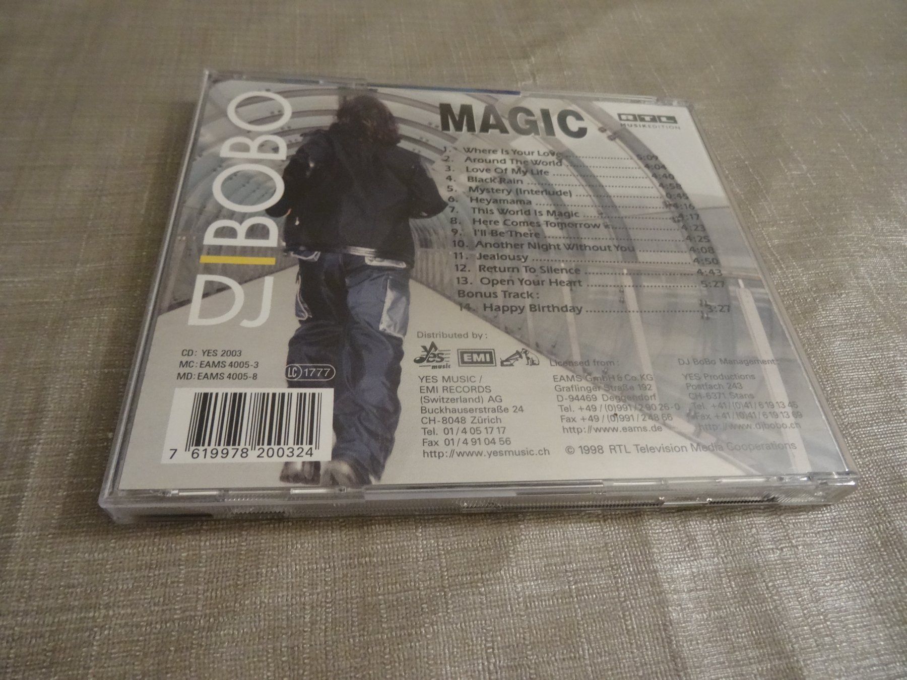CDs: DJ Bobo - Magic (Limited LED-Edition) CD – Gebraucht aus Olten von Disc-Ausverkauf 2