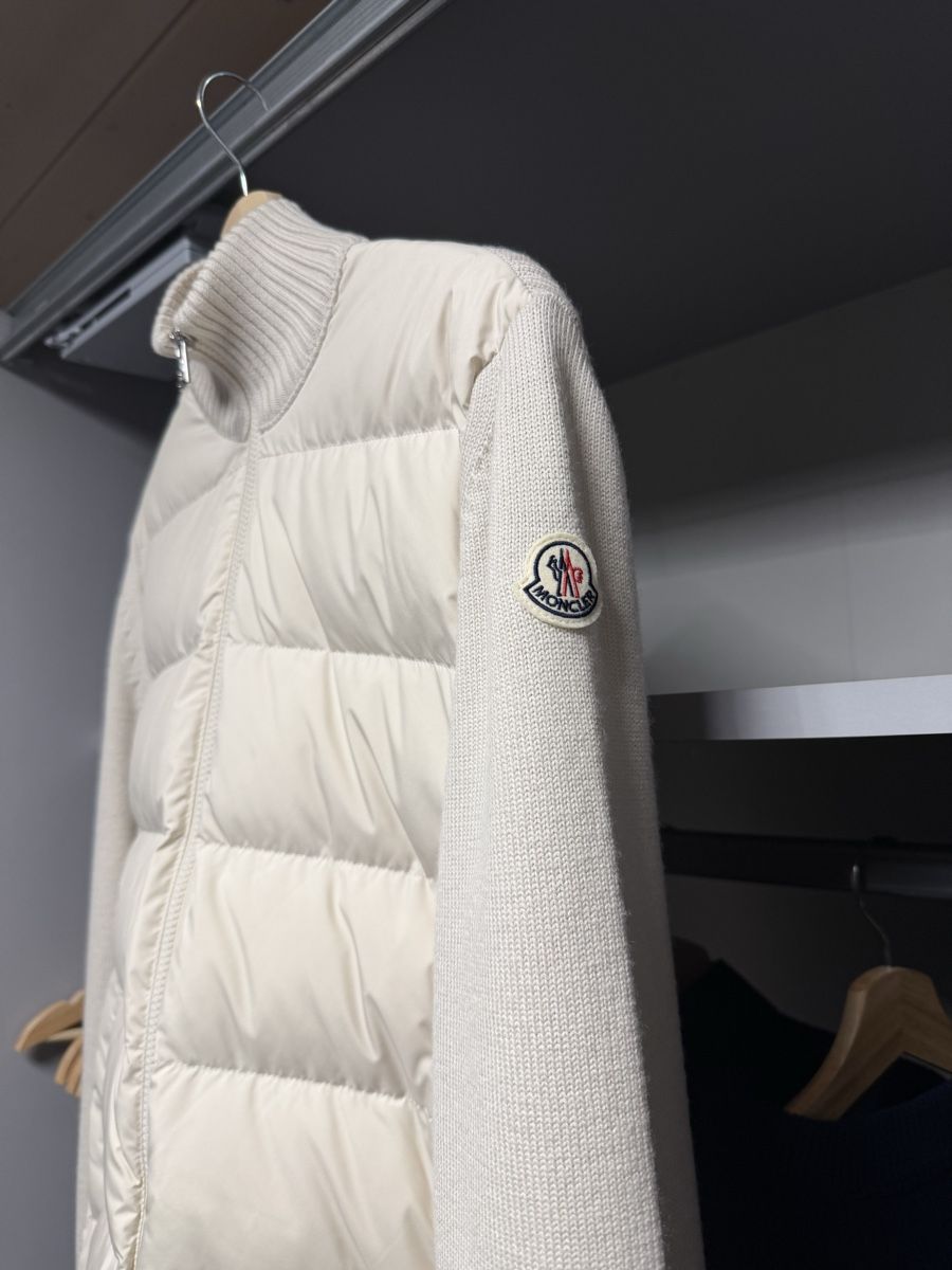 Moncler Jacken: Moncler Cardigan aus Wolle hellbeige – Neu und originalverpackt aus Spiez von vvo_627h 2