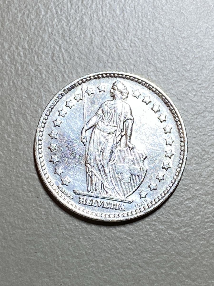 Tutti le monete: Suisse - 1 franc - 1944 - AG  – Usato da Payerne venduto da Mike1682 1