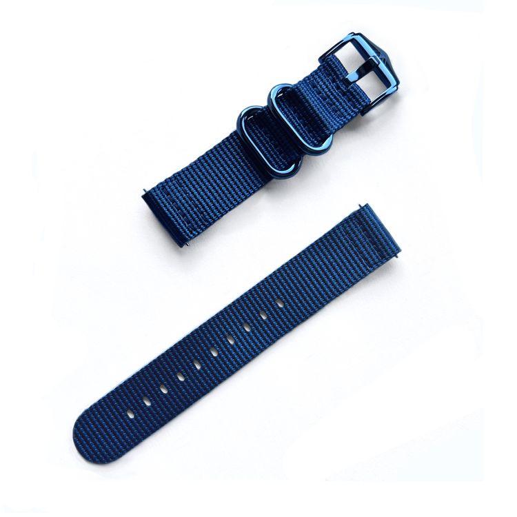 Bracelet en Nylon bleu 20 mm 1