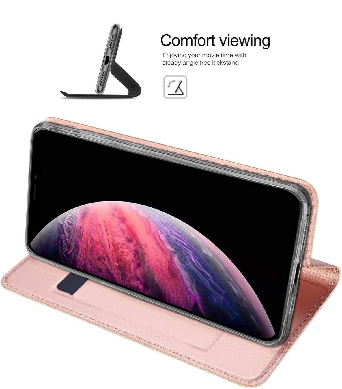 Cover & Protezioni schermo: iPhone 12 PRO MAX Hülle Etui Wallet Case Flip Cover Tasche – Nuovo e nell'imballaggio originale da Volketswil venduto da coverandmore 5