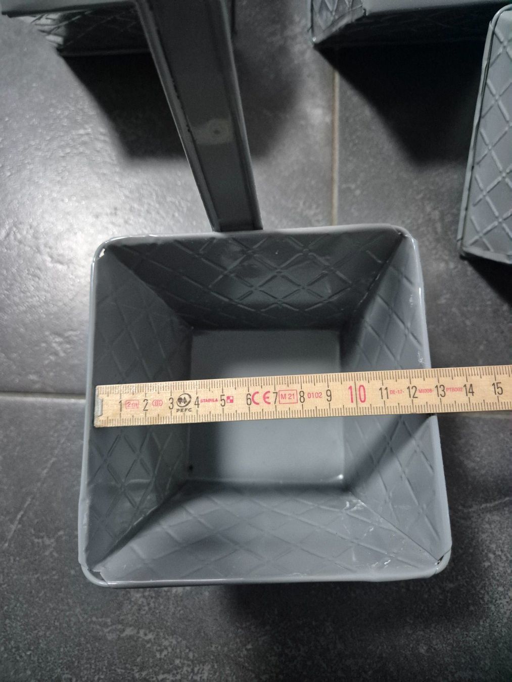 Vasi per fiori: 3-er Set Balkon-Hängetopf Rio eckig 10.5cm hoch – Nuovo (secondo la descrizione) da Abtwil SG venduto da Delfine5 4