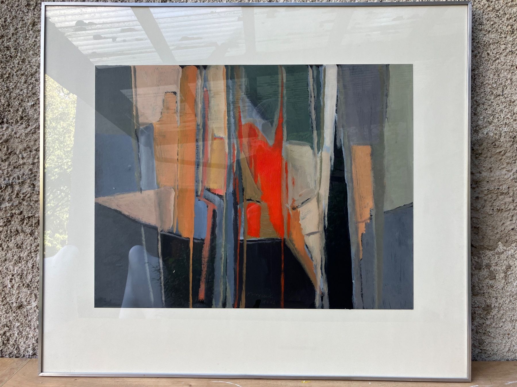 Gemälde: Acrylbild von P. Morach – Gebraucht aus Wetzikon ZH von artefix