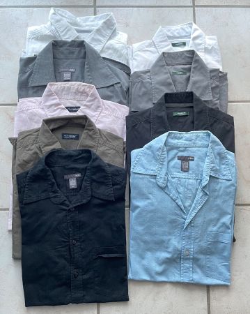 17 Kurzarm-Hemden, gebraucht, Gr.39/40 / M
