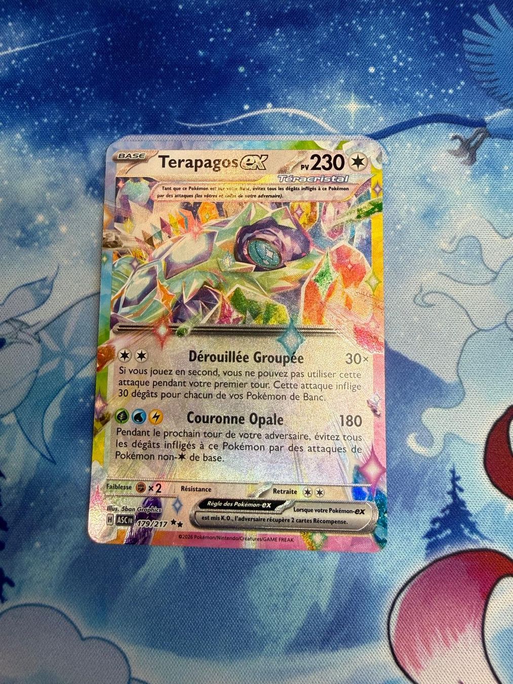 Pokémon Sammelbilder & Trading cards: Terapagos EX - ASC 179 FR – Neu (gemäss Beschreibung) aus Courgenay von ScamBoxOff