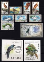Briefmarken Sammlung - Vögel aus aller Welt - Top!