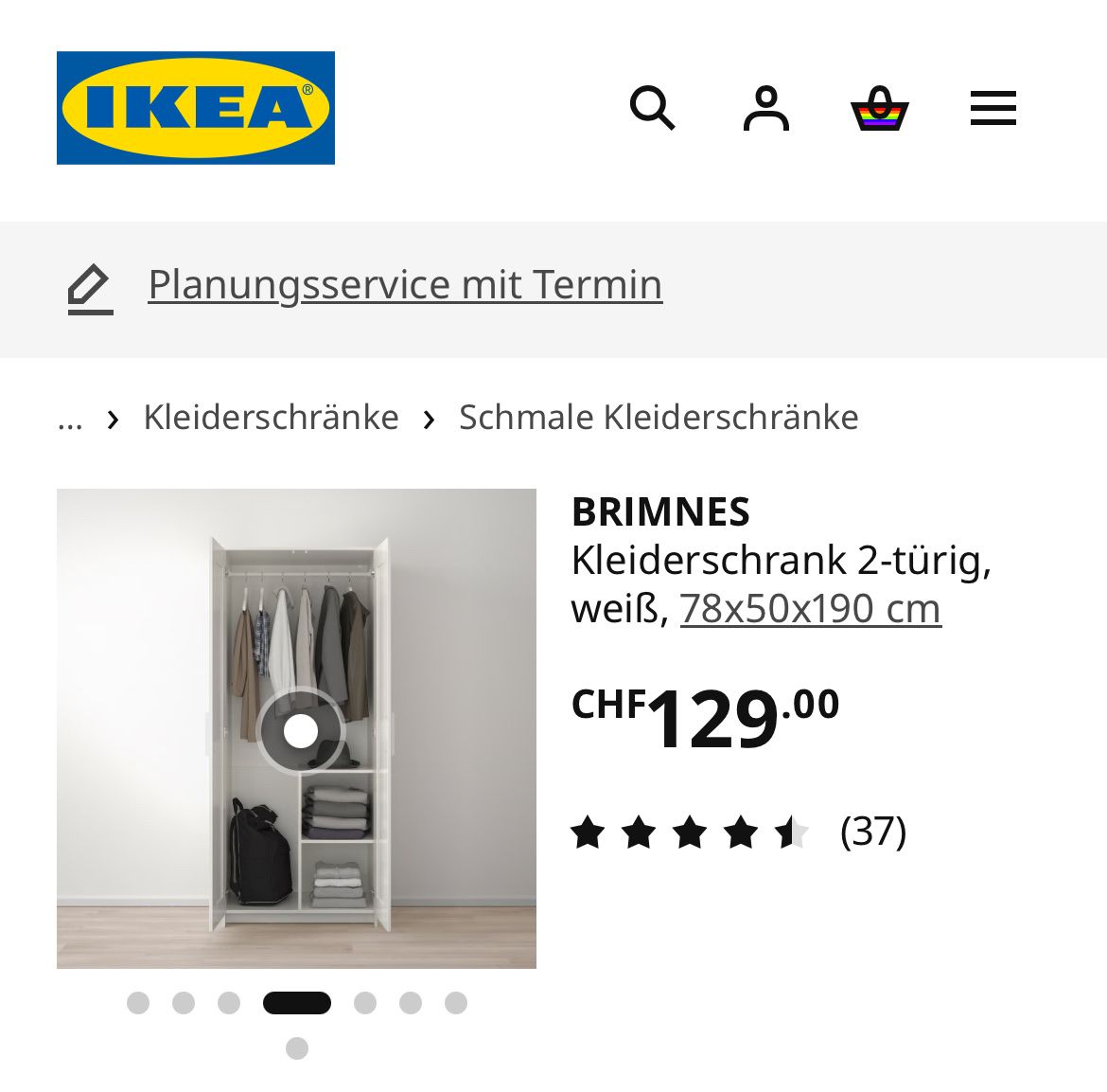 Ikea Armadi: IKEA Brimnes Schrank – Usato da Wittenbach venduto da Habbis 3