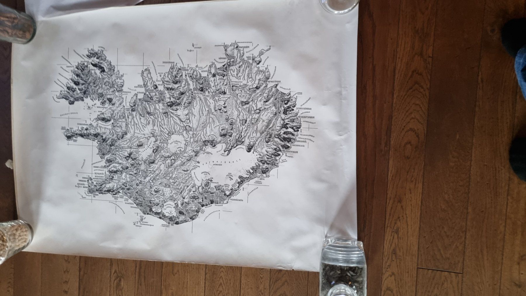 Cartine & Atlanti: Islandkarte, islandplakat – Usato da Gelterfingen venduto da masu67 2