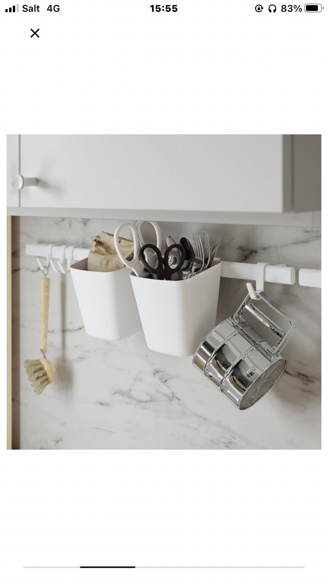 Ikea Contenitori & Simili: IKEA SUNNERSTA Behalter-Setx3, weiss – Usato da Zürich venduto da maxn 5