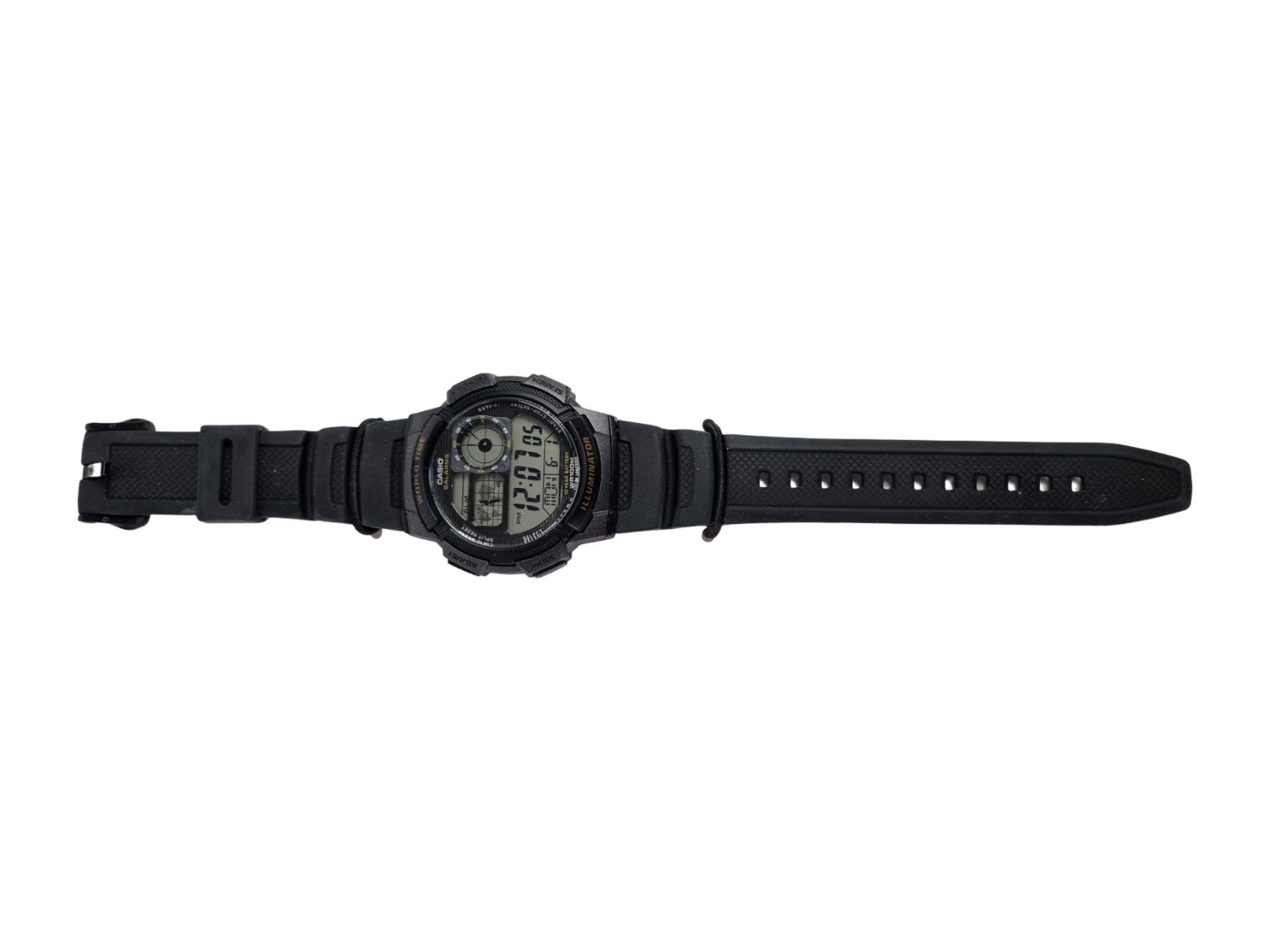 Casio Orologi: CASIO Word Time AE-1000W-1AVEF Digitaluhr – Nuovo (secondo la descrizione) da Wangen b. Olten venduto da Restwert_Wangen 1