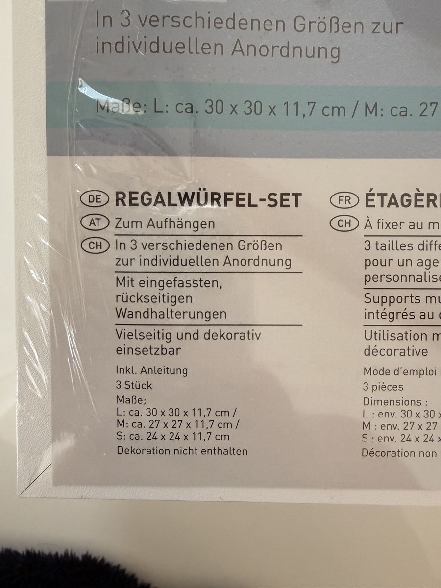 Étagères: Regalwürfel-Set in weiss – Neuf avec emballage d'origine à Glattfelden par ilamas 2