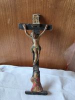 antikes Holz Kreuz Christus Jesus INRI Kruzifix