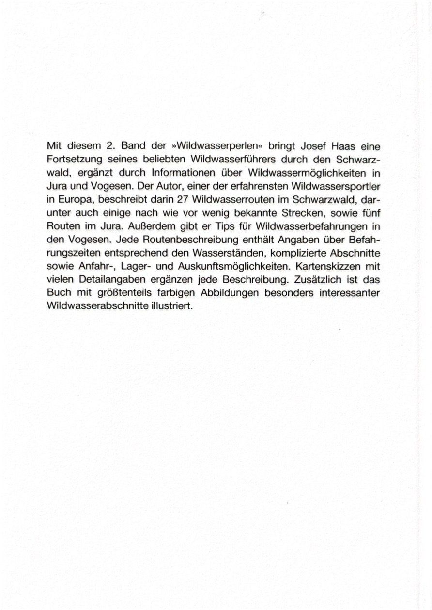 Libri: Haas Josef, Wildwasserperlen 2 – Nuovo (secondo la descrizione) da Sarnen venduto da Livres 1