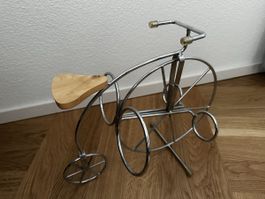 Flaschenhalter Fahrrad Metall Holz guter Zustand