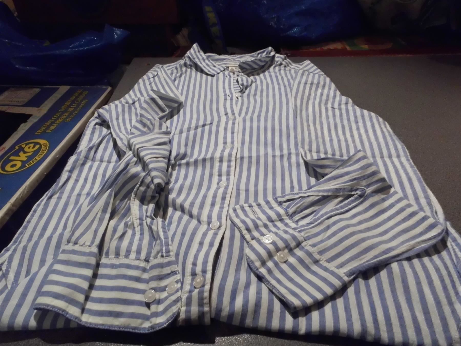 H&M Camicette: Bluse Grösse 34, H&M, blau/weiss gestrei – Usato da Zürich venduto da abraxas1291