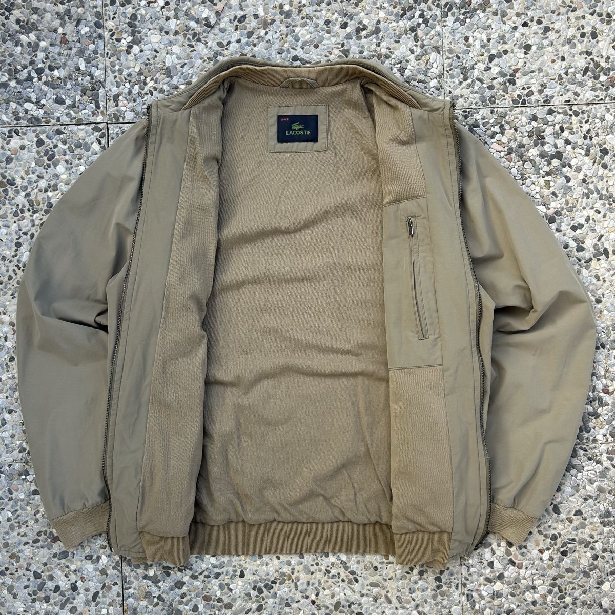 Lacoste Vestes: Vintage Lacoste Harrington beige jacket – D'occasion à brent par fukusapes 2