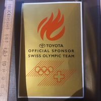 Autocollant Toyota swiss olimpic team 15x10cm