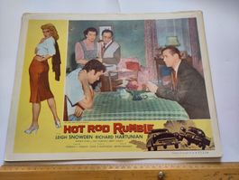 Filmplakat Lobby-Card von 1957 Hot Rod Rumble