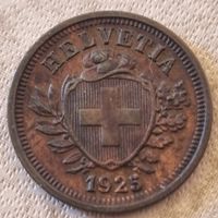 1 RAPPEN JAHR 1925 - SCHWEIZ