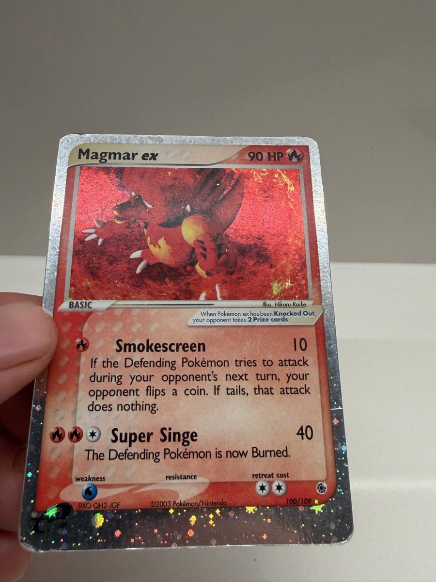 Pokémon Carte collezionabili: Magmar ex Ultra Rare EX Ruby & Sapphire 2003 – Usato da Arlesheim venduto da WungaBunga 3