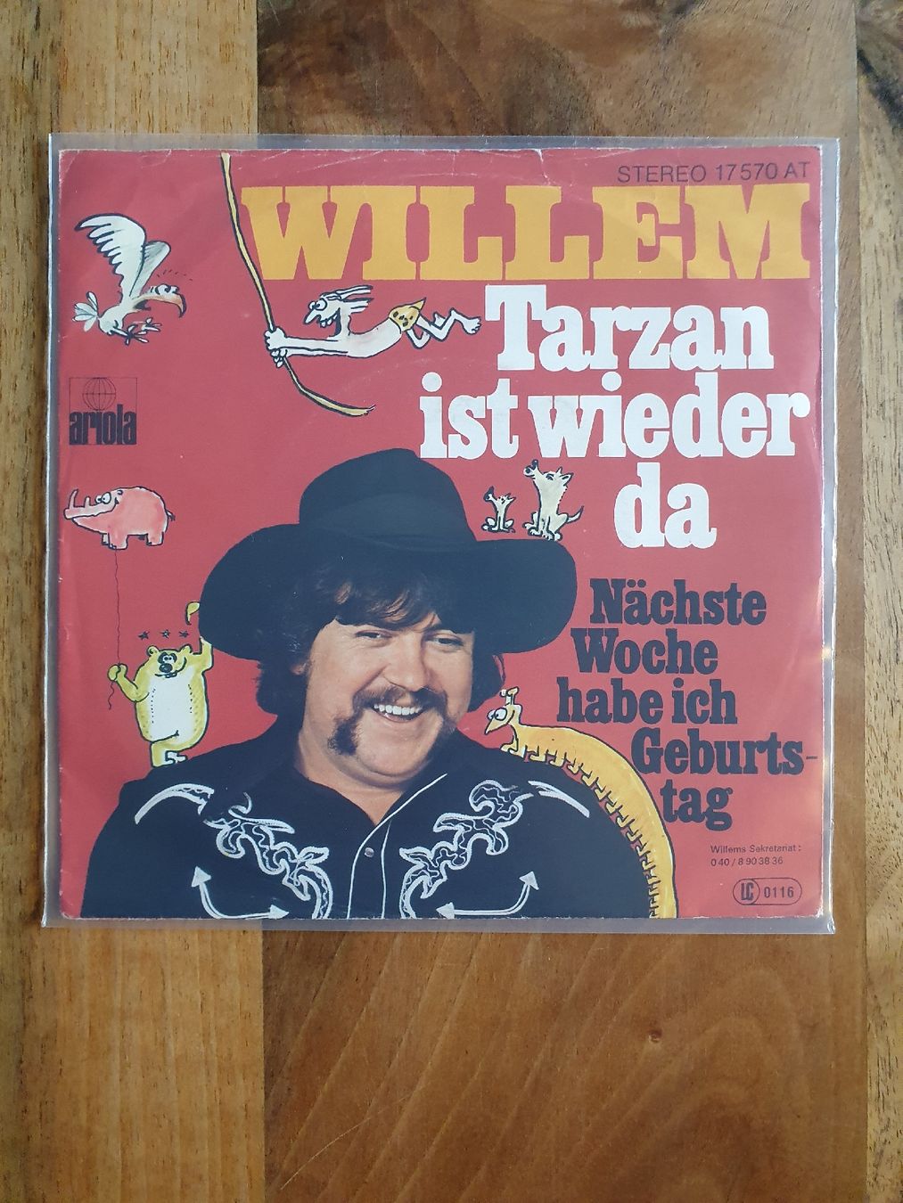 Dischi in vinile: Willem - Tarzan ist wieder da - Single – Usato da Sirnach venduto da dimitri1963