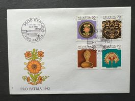 Pro Patria FDC 1992  (M229)