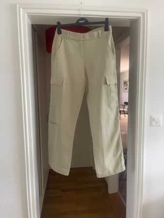 Beige/olive Cargo Hose Damen Sommer Gr. S