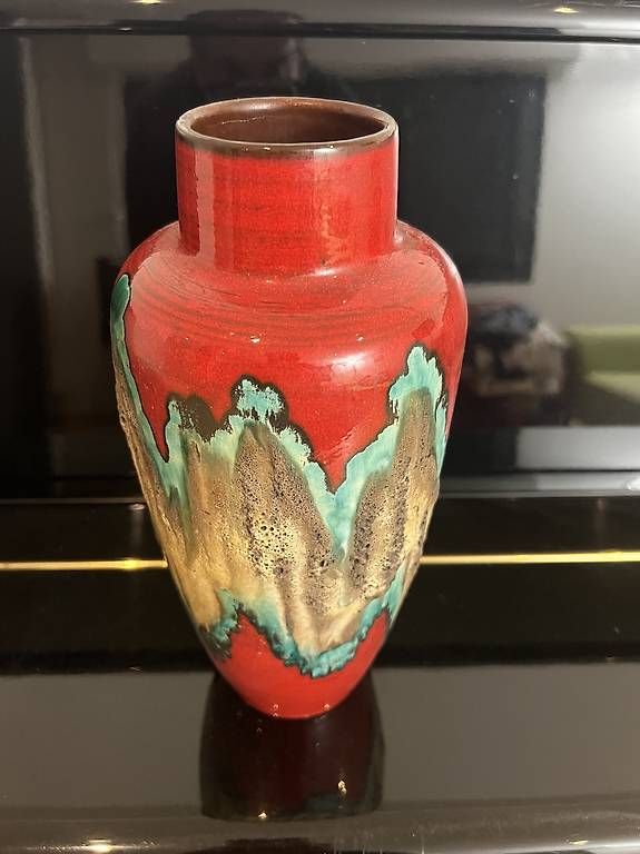 Vasen & Gefässe: Vase Zig Zag Lora Fat Lava – Gebraucht aus Grand-Lancy von Limane