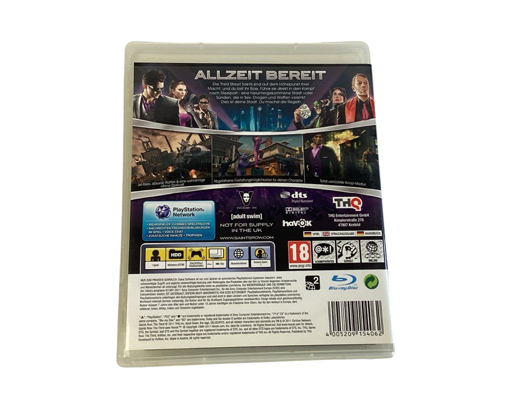 Sony Giochi: Saints Row The Third PS3 – Usato da Zürich venduto da Restwert_Zuerich 1