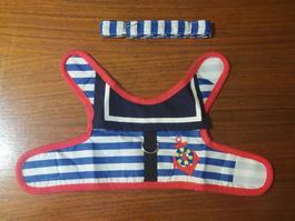 2 Harnais chiot/chat marin neuf taille s