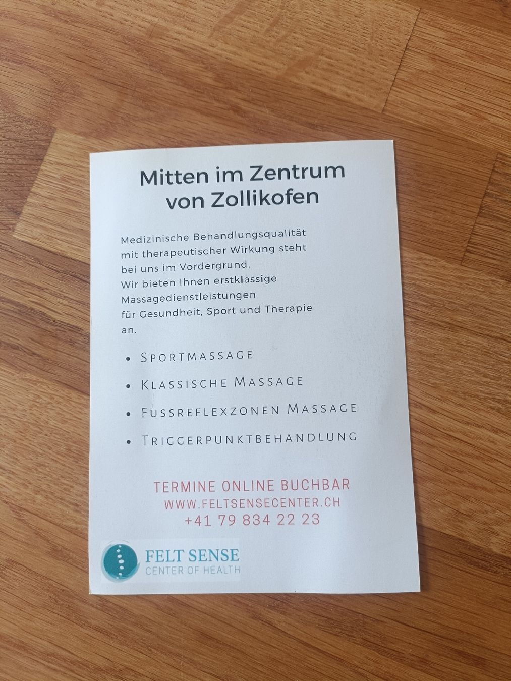Buoni: Felt Sense Massage 20.- Gutschein – Nuovo (secondo la descrizione) da Bern venduto da carlota_dino 1
