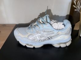 ASICS Gel-NYC Cream Storm Cloud Blue Arctic Double Laces