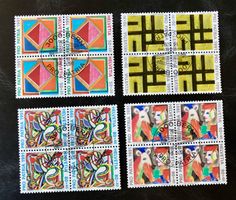 Viererblock Nr.B231 -B234 ET Stempelt Bern 1991  Kat:30Fr.
