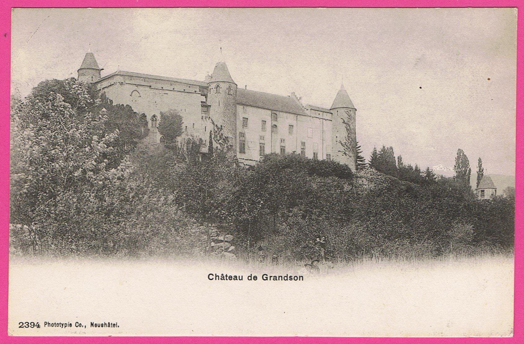 Cartoline postali: Château de Grandson gel 1907 – Usato da Einsiedeln venduto da dillie