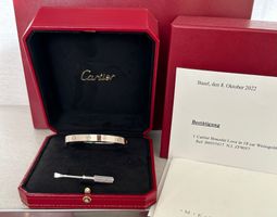 Cartier Love Weissgold, Gr. 17 - Fullset