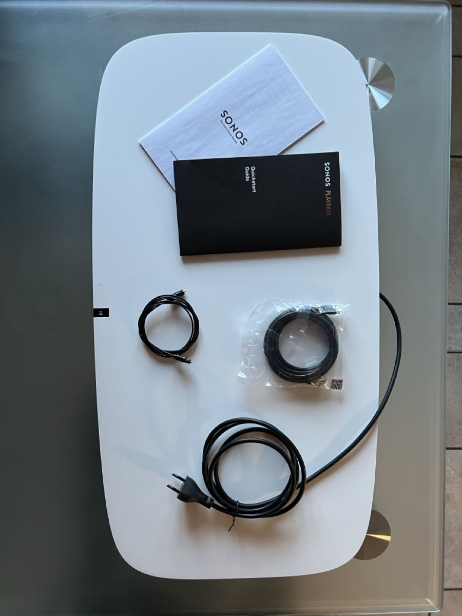 Sonos Home Cinema: SONOS Playbase weiss – Usato da Meiringen venduto da Cheetha4 5