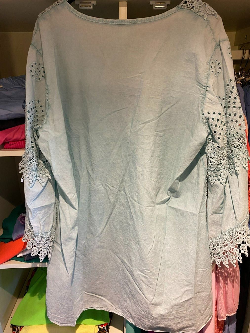 Camicette: DAMEN BLUSE TÜRKIS – Nuovo e nell'imballaggio originale da Meienried venduto da ManuelaBoutique 6