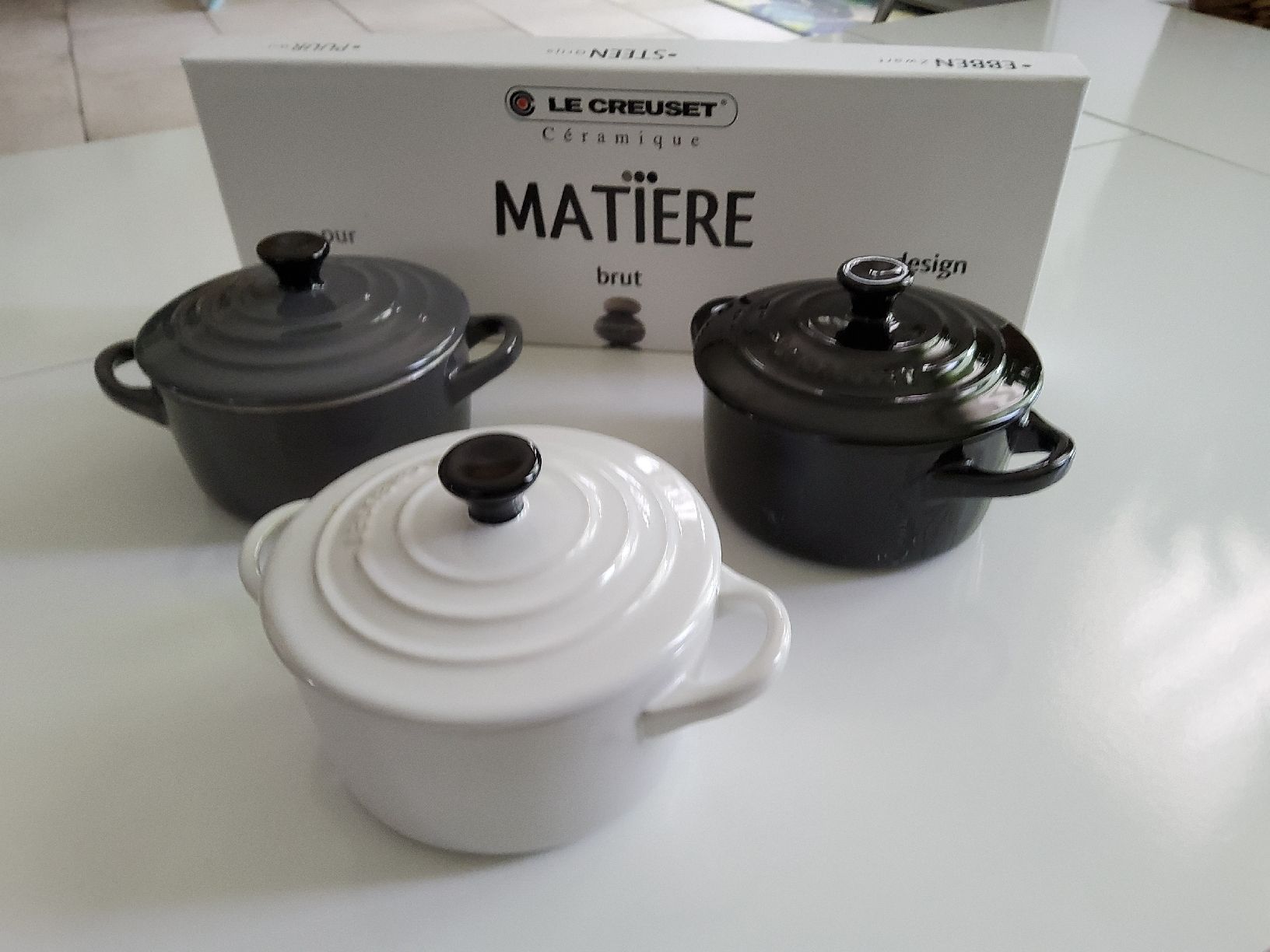 Le Creuset Pentole: Mini-Cocottes Le Creuset, 3er-Set – Nuovo e nell'imballaggio originale da Oberwangen b. Bern venduto da rol_p5g6 1