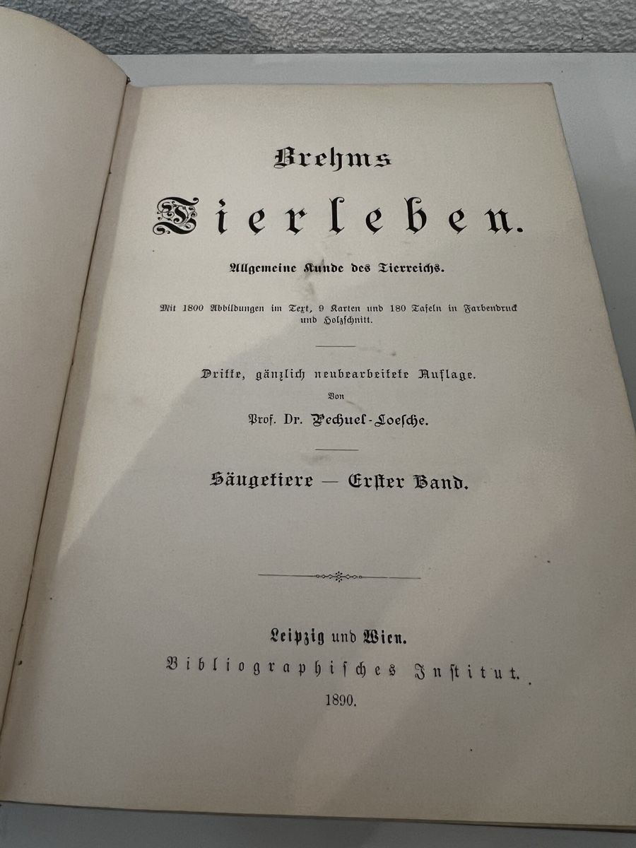 Libri: Brehms Tierleben 1.-3. Band – Usato da Ipsach venduto da Be44 2