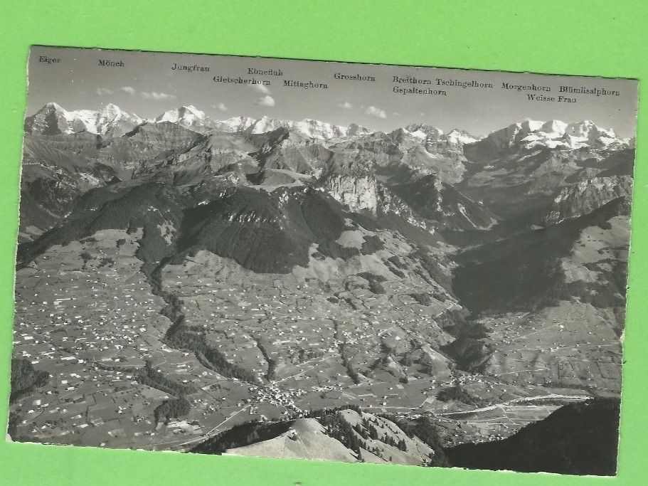 Ansichtskarten: Blick vom Niesenkulm – Gebraucht aus Zürich von t24_de