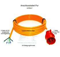 5m Qualitäts PUR Maschinen Anschlusskabel CEE32/5 IP44