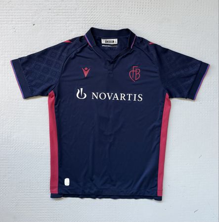 Fc Basel Trikot Macron Amdouni #9 Auswärts Kinder 