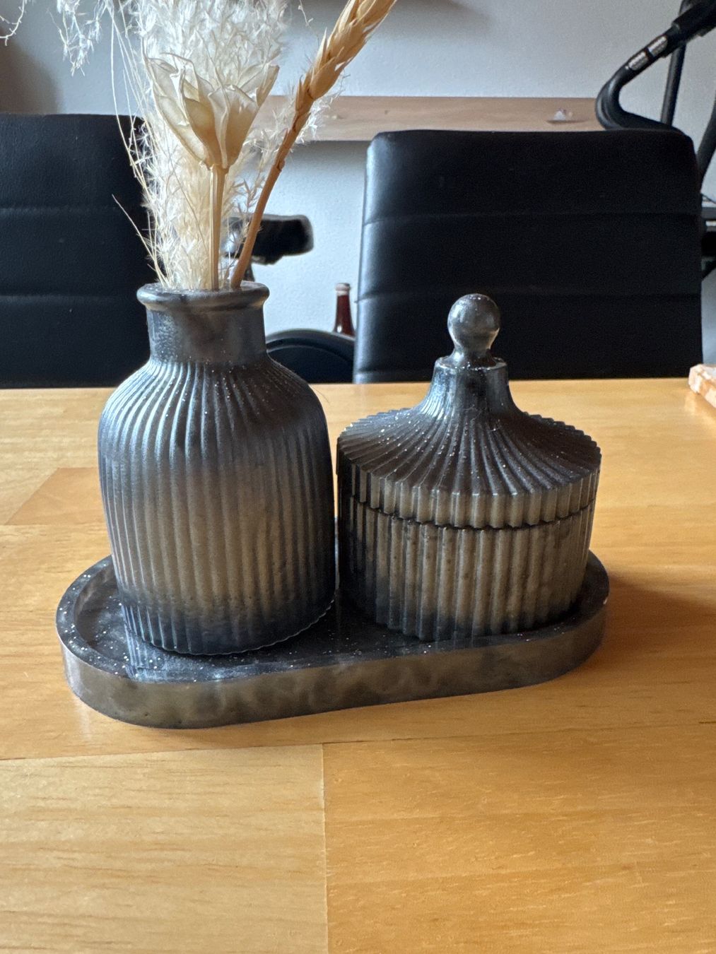 Glorex Kit bricolage: Deko Set mit Vase & Schale Handgemacht – Nuovo (secondo la descrizione) da Richigen venduto da fidalgo77