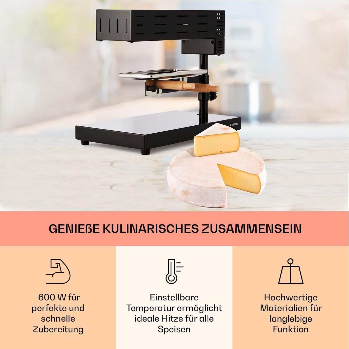 Küchengeräte: Appenzell 2G Raclette 600W – Neu und originalverpackt aus Bottighofen von zaap 1
