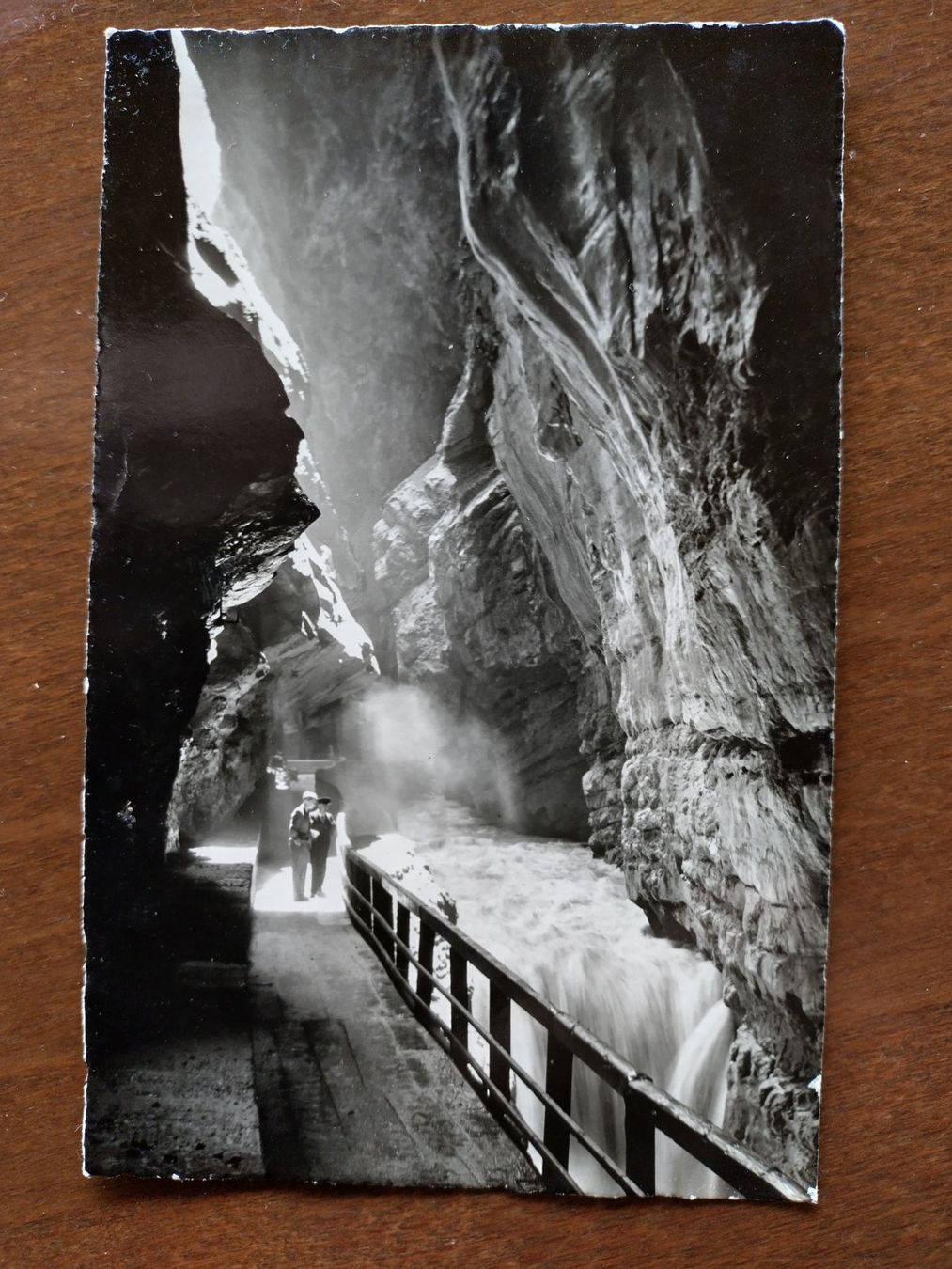 Cartoline postali: Ansichtskarte Taminaschlucht 1947 – Usato da Wildhaus venduto da Hukwildhaus
