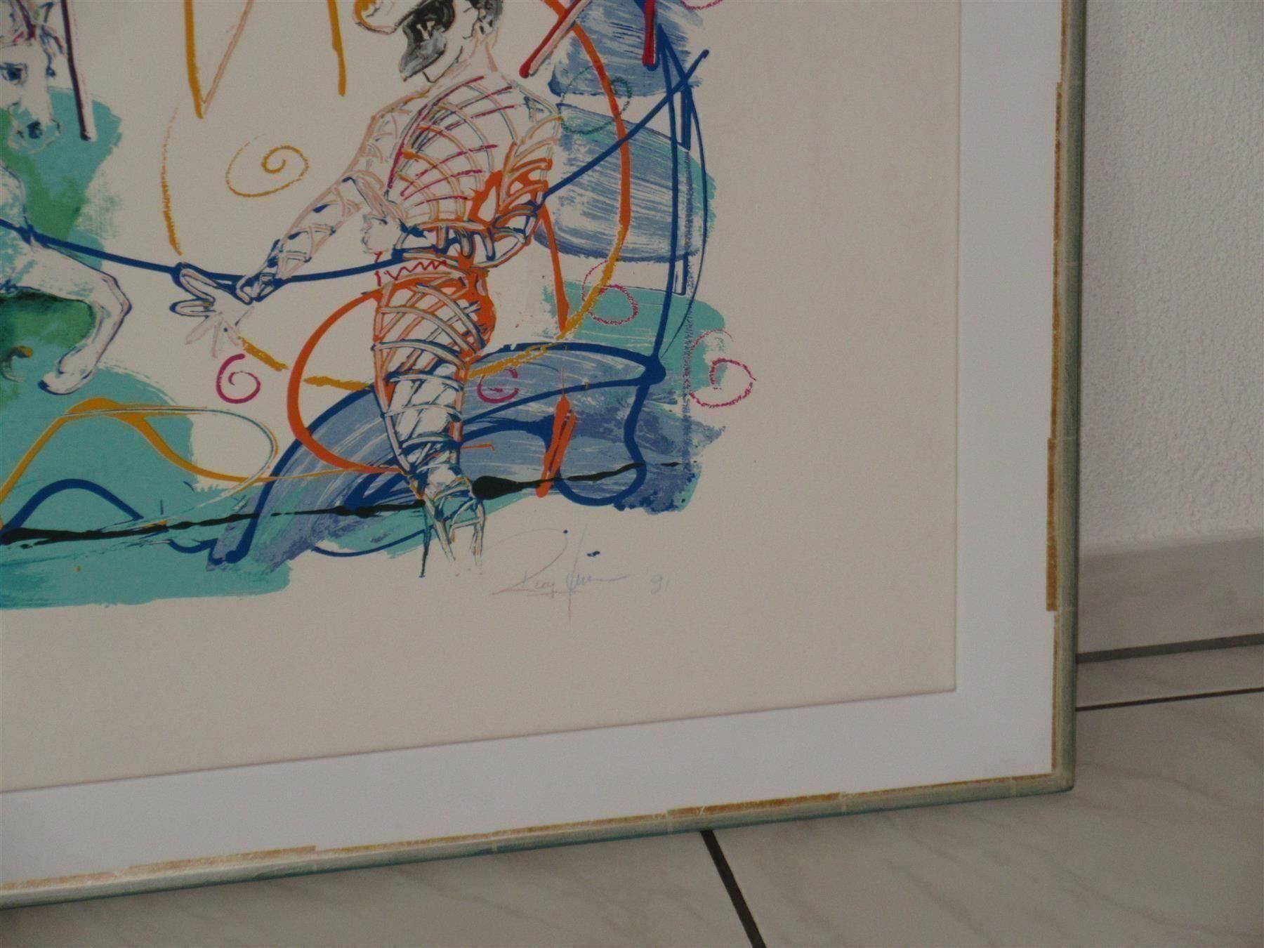 Grafica & Litografie: Rolf Knie  PFERD + HARLEKIN 91  hs./hn. – Usato da Weinfelden venduto da Kunst2010 7