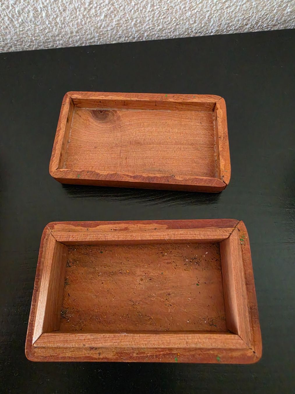Portagioie: Kleine Schatulle Holz Echse – Usato da Stäfa venduto da flamingo_17 5