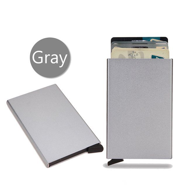 Brieftaschen: Portemonnaie RFID Slim Wallet Grau – Neu und originalverpackt aus Therwil von Cordachu_Trade